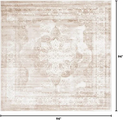 Vista 111 de Unique Loom Sofia Collection - Alfombra de área - Salle Garnier (3' 3" x 5' 3" Rectángulo, Turquesa/Azul)