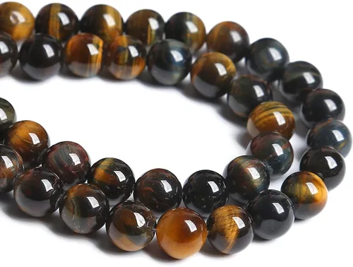 Vista 50 de 88 cuentas de piedra natural africana de piedra de sangre para hacer joyas y pulseras
