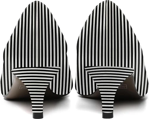 Vista 4 de AMBELIGHT Zapatos de vestir casuales para mujer, con puntera puntiaguda, patente, tacón bajo, zapatos de tacón bajo de 2 pulgadas
