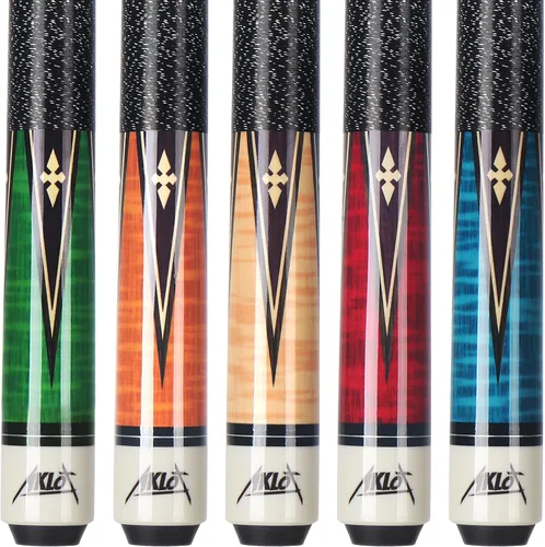 Vista 2 de AKLOT Pool Cue Sticks for Adults,Super Straightened Up 58'' 18 19 20 21oz Negro