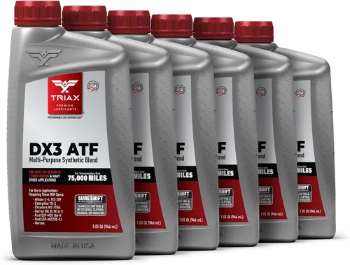 Vista 10 de TRIAX DX3 ATF - Compatible con la mayoría de aplicaciones GM Dexron III y Ford Mercon - Líquido para transmisión automática multiuso, optimizado