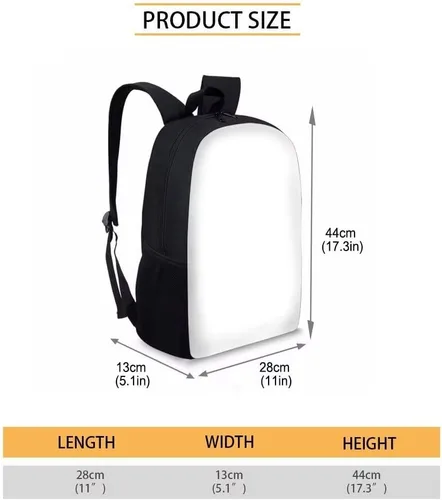 Vista 5 de Paquete de 3 bolsas escolares con estampado de bandera estadounidense para niños, mochila de gran capacidad para laptop, con cremallera, estuche