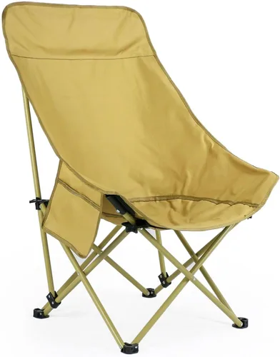 Vista 6 de Silla plegable portátil ligera y compacta con bolsa de transporte para senderismo, pesca, playa (negro 1)