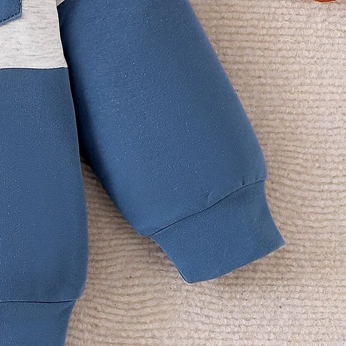 Vista 80 de Ropa de otoño e invierno para bebé, trajes de niño pequeño, sudadera de manga larga, sudadera de retazos y pantalones, 2 piezas, 12 meses a 5 años