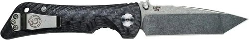 Vista 2 de Southern Grind Cuchillo plegable Spider Monkey Tanto con mango de fibra de carbono