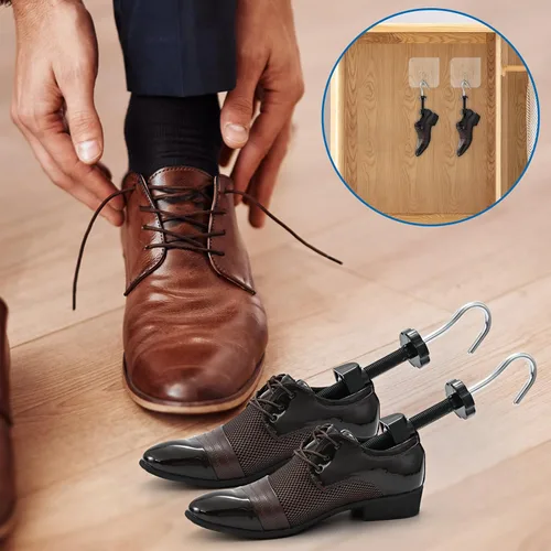 Vista 6 de JJDPARTS Shoe Stretcher, Pair 4-Way Shoe Expander Widener Shoe Tree Extender spiral pattern for Women and Men