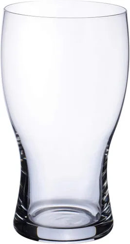 Vista 4 de Villeroy & Boch Purismo - Juego de 2 vasos para cerveza, 6.25 in/22 oz, cristal transparente