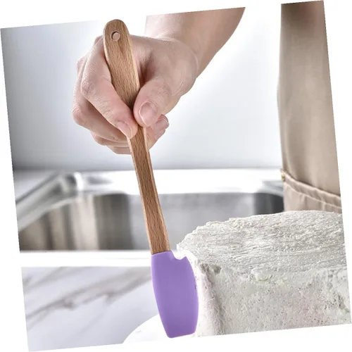 Vista 2 de Boys and Girls Mini Silicone Baking Utensil Set with Scraper Brush Spatula