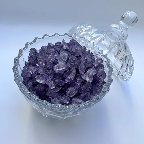 Vista 16 de SweetGlob Gemas grandes de caramelo de azúcar de roca antiguas, cristales de roca de azúcar en trozos (sabores surtidos, 1 libra)