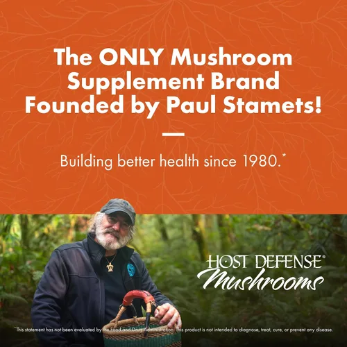 Vista 3 de Host Defense Cordyceps Powder - Suplemento de apoyo inmunológico y energético - Suplemento de salud renal con hongos Cordyceps - Suplemento de apoyo