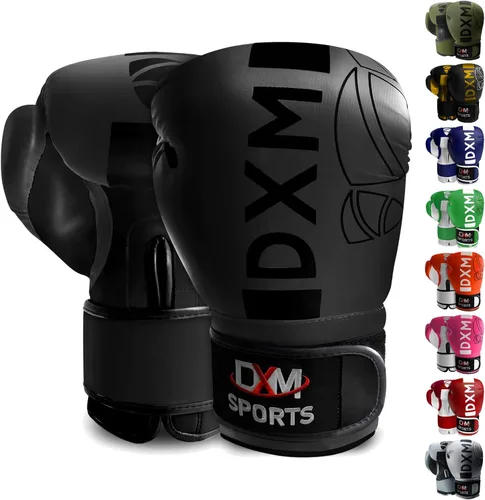 Vista 12 de Guantes de boxeo para hombres y mujeres, guantes de entrenamiento de boxeo, guantes de kickboxing, guantes de sparring, guantes de entrenamiento