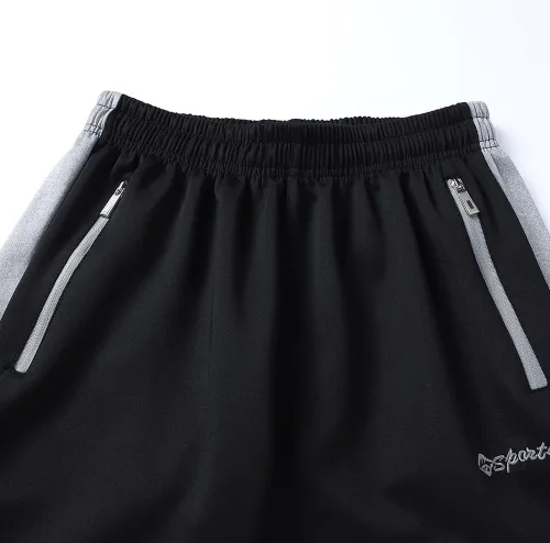 Vista 9 de Conjunto deportivo casual de manga larga para hombre, conjunto deportivo con cremallera completa, chaqueta deportiva y pantalones para correr