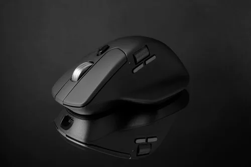 Vista 5 de Keychron M6 - Ratón óptico inalámbrico para juegos, 8000Hz Tri-Mode 2.4 GHz/Bluetooth 5.3/cableado, sensor PixArt 3950, 30000 DPI, rueda magnética