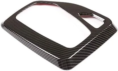 Vista 6 de YIWANG - Pegatinas de fibra de carbono para marco de cambio de marchas de coche para BMW X1 E84 2011-2015