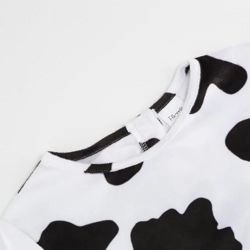 Vista 4 de HAPNBCELE Animal Costume for Kids Girls Dress with Tail Headhand