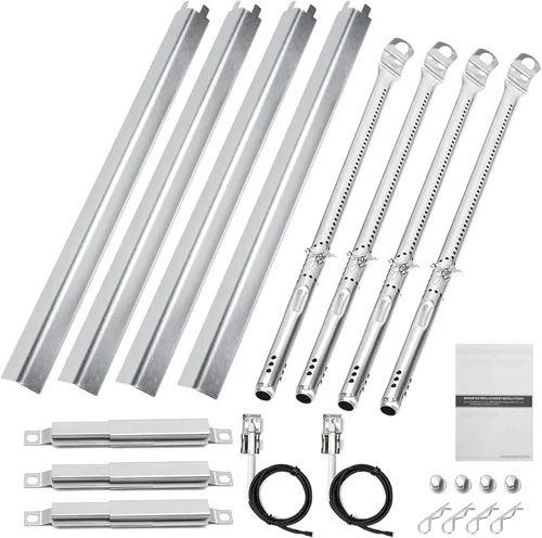 Vista 10 de Uniflasy Piezas de parrilla para Charbroil Performance 2 quemadores 463630021 463655021 463655421 463655621, para Charbroil 4 quemadores 463365021