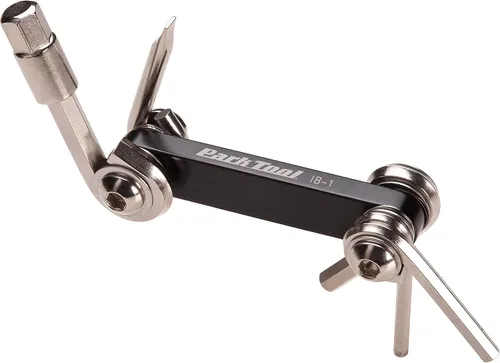 Vista 5 de Park Tool IB-1 I-Beam - Juego de llaves hexagonales plegables/destornilladores herramientas multifuncionales para bicicleta