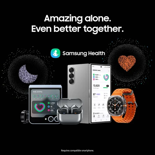 Vista 9 de SAMSUNG Galaxy Watch Ultra 1.850 in LTE AI Smartwatch + banda gratis, puntaje de energía, seguimiento de frecuencia cardíaca, monitor de sueño