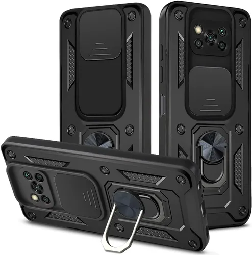 Vista 108 de Compatible con Tecno Camon 18P Bracket Shell, Slide Camera Lens Cover Case Azul