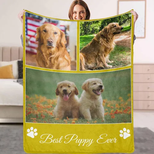 Vista 11 de YESCUSTOM Manta personalizada con fotos y texto, Manta familiar personalizada para adultos, niños y amigos, para cumpleaños, regalo conmemorativo