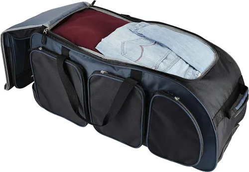 Vista 2 de Travelers Club Xpedition 30 Inch Multi-Pocket Upright Rolling Duffel Bag