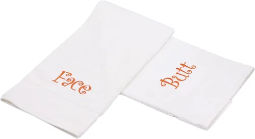 Vista 30 de BC BARE COTTON Juego de toallas de lujo de seis piezas para novia y novio de hotel y spa