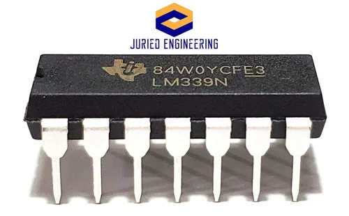 Vista 4 de LM339N LM339 Comparador diferencial cuádruple grado industrial Breadboard IC DIP-14 (paquete de 5)