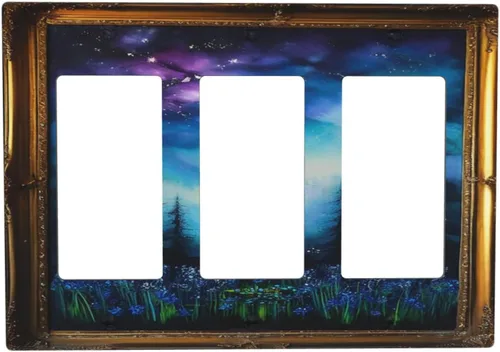 Vista 43 de Cubiertas Decorativas para Interruptores de Luz Arte de Pájaros BirdArt 1 Gang Salida Dúplex Individual Placa de Pared Placa de Interruptor Placa