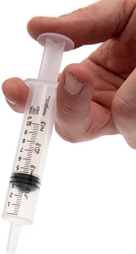 Vista 3 de Lixit Jeringa de alimentación manual para animales bebé, 10 ml