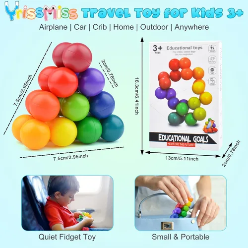 Vista 5 de Paquete de juguetes sensoriales Fidget Gyro y juguetes sensoriales para autismo