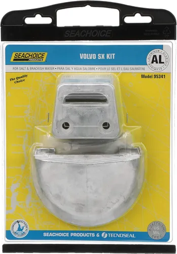 Vista 2 de Seachoice Kit de ánodo, motores Volvo/OMC SX, aluminio, libre de cadmio, respetuoso con el medio ambiente