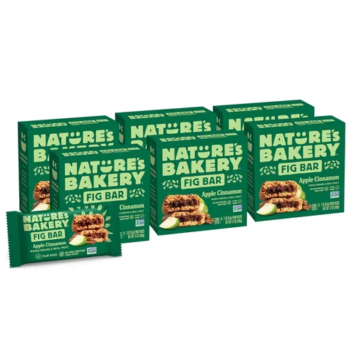 Vista 26 de Nature's Bakery Barra de higos, manzana y canela, 2 oz manillar de bicicleta