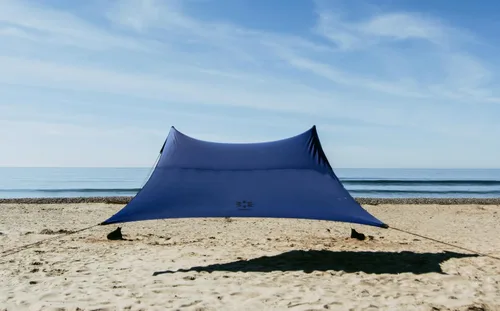 Vista 13 de Neso Gigante - Carpa de Playa Portátil Refugio Solar - Toldo de Sombra de Playa Ligero - Fácil Instalación para Salidas Familiares - Esquinas