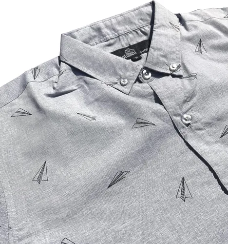 Vista 2 de Molokai Surf - Camisas hawaianas de manga corta con botones y corte ajustado