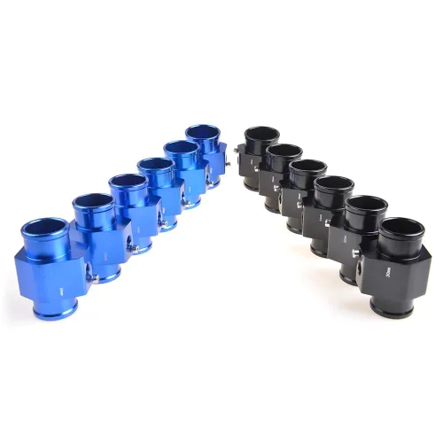 Vista 6 de Adaptador de abrazadera para sensor de temperatura de agua de aluminio, tubo de unión de temperatura de agua, medidor de temperatura, abrazaderas
