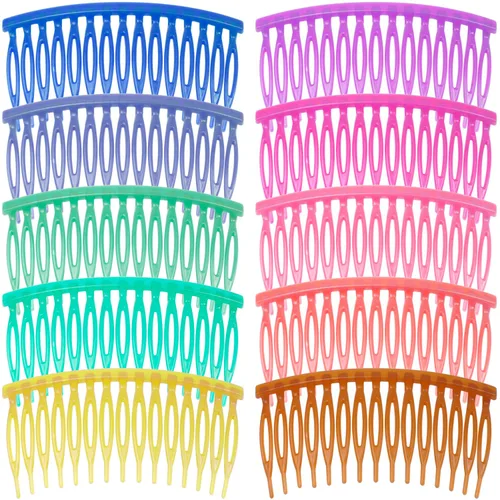 Vista 7 de Mary Lavender - Peine para el cabello para mujer, peine de sujeción con flequillo, pinzas para el cabello, accesorios para el cabello, peine
