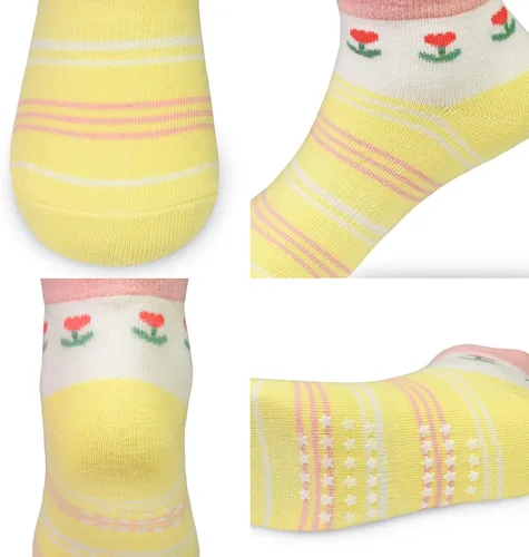 Vista 6 de 12 pares de calcetines antideslizantes para niños de 1-33-55-7 años