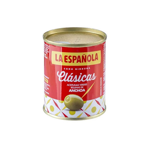 Vista 3 de La Espanola Pack Tres Aceitunas Rellenas de Anchoas 4.23 oz