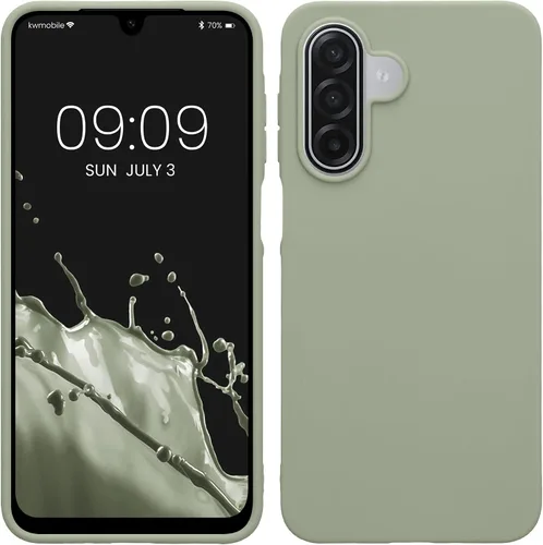 Vista 250 de kwmobile Funda compatible con Samsung Galaxy A12 - Funda protectora de silicona TPU suave y delgada - Azul Báltico Azul (Baltic Blue)