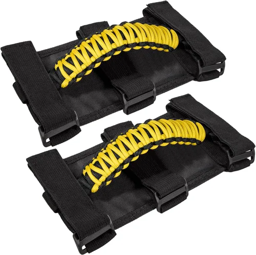 Vista 30 de Asas de agarre para Jeep Wrangler JK JKU JL JLU TJ YJ Sports Sahara Freedom Rubicon Unlimited Gladiator JT 1955-2023 UTV ATV Accesorios Premium 550