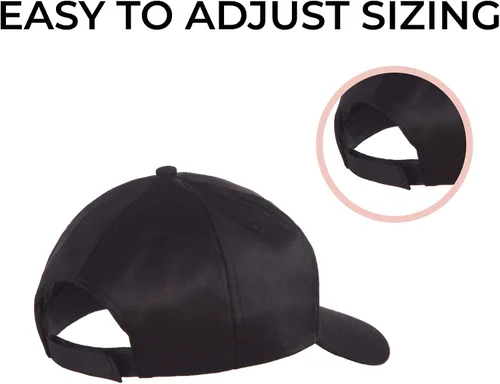 Vista 4 de Pop Fizz Designs Sombreros de béisbol para bebé (negro, paquete de 10), Negro