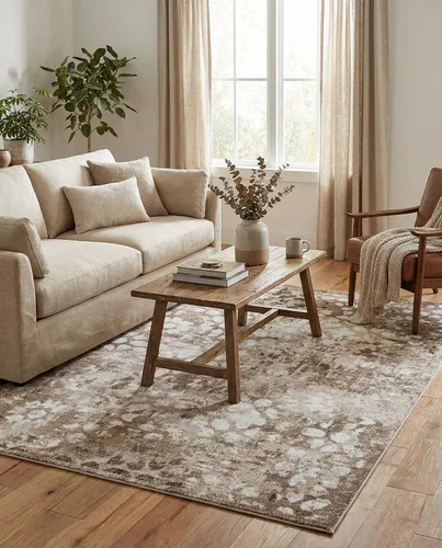 Vista 21 de Rugs.com Alfombra de la colección Monte Carlo, alfombra mediana marrón de 2 pies 2 pulgadas x 3 pies perfecta para salas de estar, comedores grandes