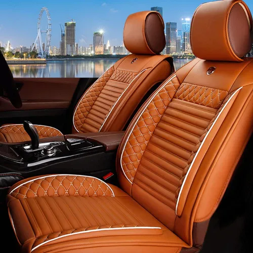 Vista 13 de Fundas de asiento delantero para RX 350 RX350 2012-2017 de cuero sintético protector de asiento de coche cojines impermeables accesorios de asiento
