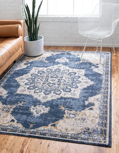 Vista 37 de Único Loom - Alfombra de la colección Utopia con estampado botánico vintage, tonos cálidos