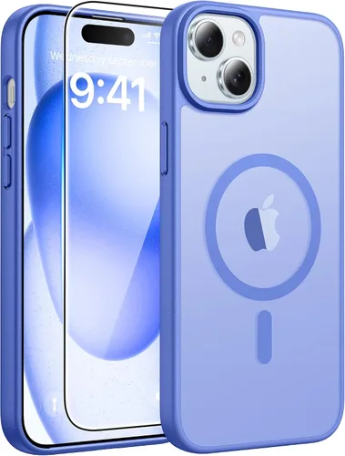 Vista 347 de FNTCASE - Funda para iPhone 16 Pro: magnética, mate, translúcida, de grado militar, protectora contra caídas, resistente, fina, duradera y a prueba