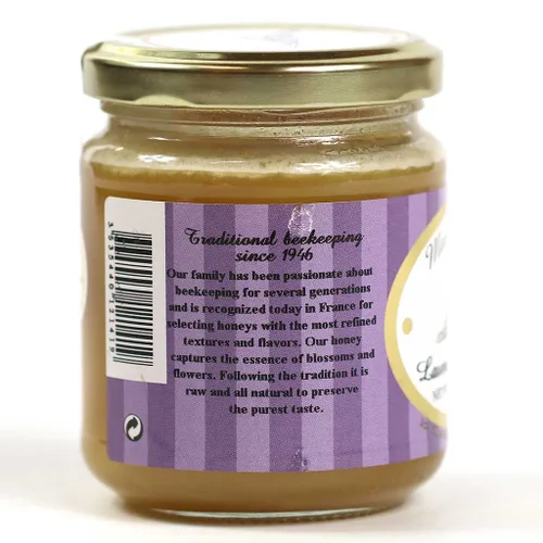 Vista 3 de Manoir des Abeilles · Miel de lavanda, tarro de vidrio · 250g (8.8 oz)
