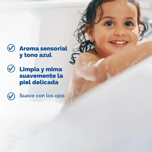 Vista 6 de Mustela Baño de burbujas multisensorial para bebés con aguacate natural, fórmula biodegradable, 6.76 onzas, el embalaje puede variar