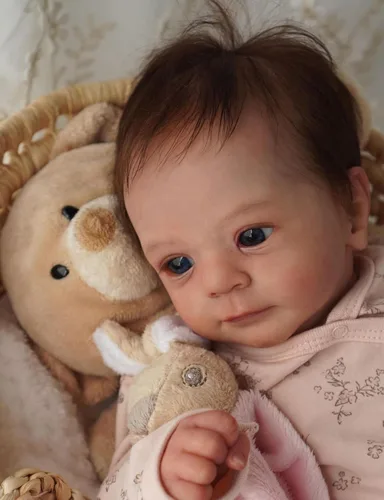 Vista 4 de OYESY Muñecas Realistas de Bebé Reborn Niña Realistas Recién Nacido 20 Pulgadas Hecho a Mano Cuerpo Completo Vinilo Suave Muñecas de Vida Real