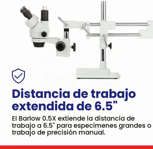 Vista 6 de Microscopio profesional trinocular con zoom con enfoque Control, WH10x Oculares simultánea estéreo, 3,5 x -90 X Zoom de ampliación, 0,7 x -4.5 X