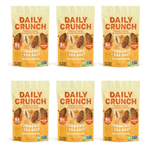 Vista 23 de Daily Crunch Almendras germinadas, churro de canela, paquete de aperitivos